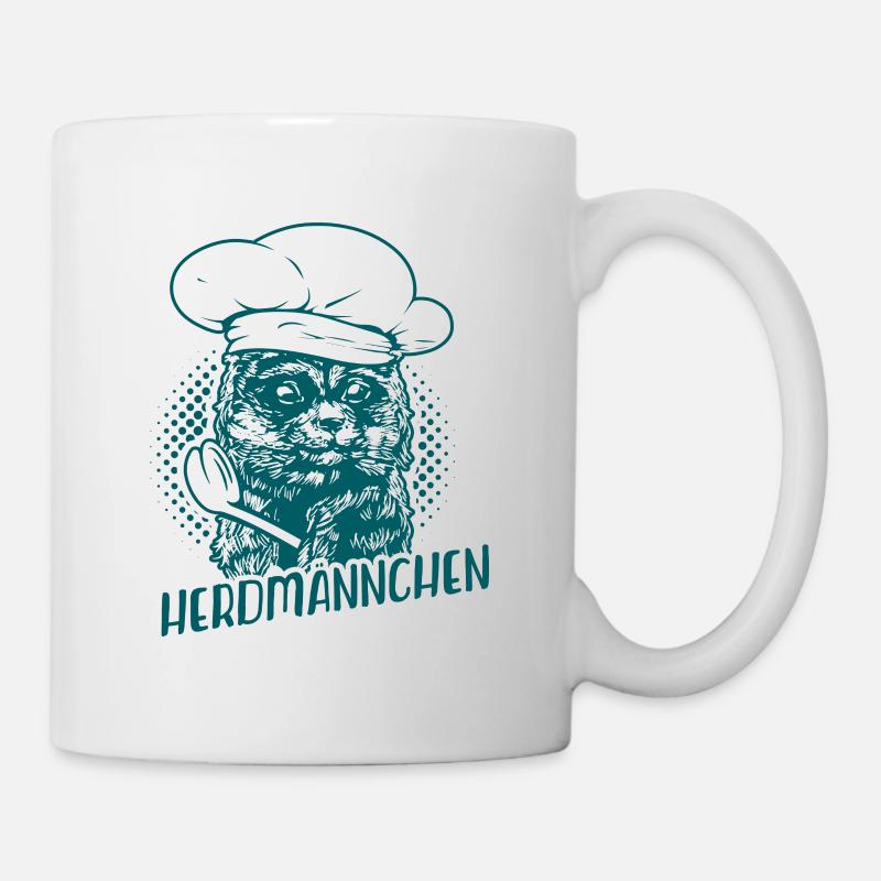 Koch Hobbykoch Kochen Herdmännchen Geschenkidee - Tasse - Weiß