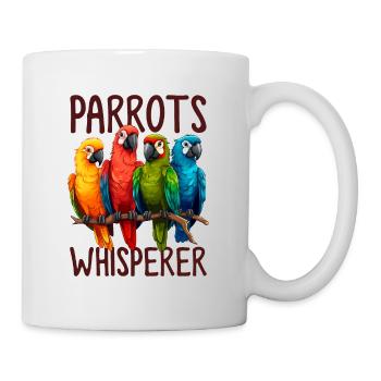 Perroquet Quaker Drôle de perroquet Moine Perruche Perroquet - Mug blanc - blanc - Droite