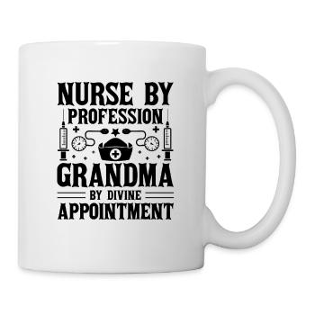 Pensionierte Oma Rentner Rentner Krankenschwester Krankenschwester Re - Tasse - Weiß - Rechts