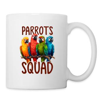 Parrot Squad Parrot Whisperer Funny Birds Quaker - Mug blanc - blanc - Droite