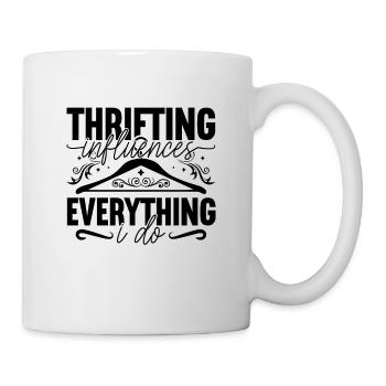 Thrifting influence tout Shopping Thrifter - Mug blanc - blanc - Droite