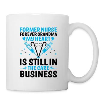 Pensionierte Oma Rentner Rentner Krankenschwester Krankenschwester Re - Tasse - Weiß - Rechts