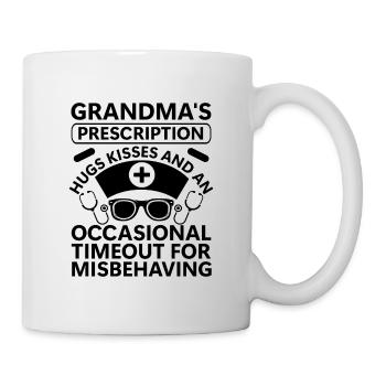 Grand-mère retraitée Pension Infirmière infirmière en soins infirmiers - Mug blanc - blanc - Droite