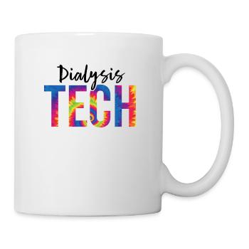 Dialyse-Technologie Lustige Dialyse-Krankenschwester Wertschätzung - Tasse - Weiß - Rechts