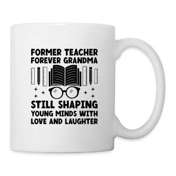 Retired Grandma Pensioner Pension Teacher Teach Re - Mug - white - Right