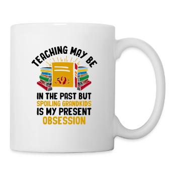 Retired Grandma Pensioner Pension Teacher Teach Re - Mug - white - Right