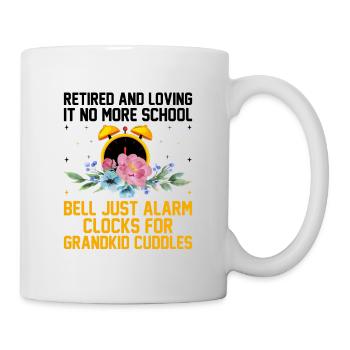 Retired Grandma Pensioner Pension Teacher Teach Re - Mug - white - Right