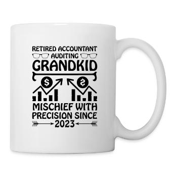 Retired Grandma Pensioner Pension Accountant Bank - Mug - white - Right