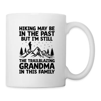 Randonnée Grand-mère retraitée Retraitée Pension Hiker Tre - Mug blanc - blanc - Droite