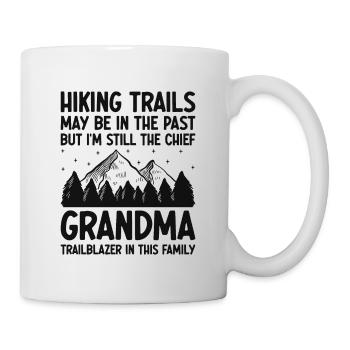 Hiking Retired Grandma Pensioner Pension Hiker Tre - Mug - white - Right