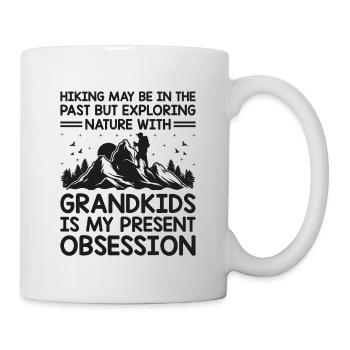 Hiking Retired Grandma Pensioner Pension Hiker Tre - Mug - white - Right