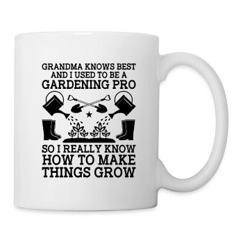 Gardener Retired Grandma Pensioner Gardening Garde - Mug - white - Right