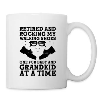 Hundeliebhaber Rentner Oma Rentner Hundebesitzer Hund Hund - Tasse - Weiß - Rechts