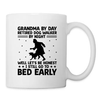 Hundeliebhaber Rentner Oma Rentner Hundebesitzer Hund Hund - Tasse - Weiß - Rechts