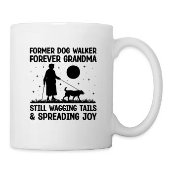 Hundeliebhaber Rentner Oma Rentner Hundebesitzer Hund Hund - Tasse - Weiß - Rechts