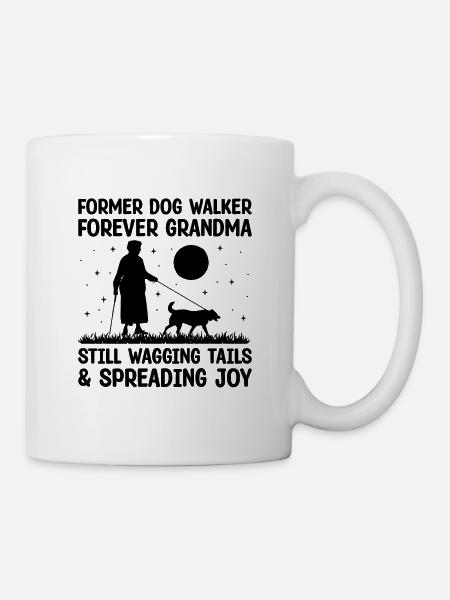 Hundeliebhaber Rentner Oma Rentner Hundebesitzer Hund Hund - Tasse - Weiß