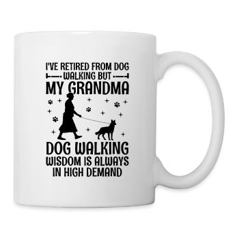 Hundeliebhaber Rentner Oma Rentner Hundebesitzer Hund Hund - Tasse - Weiß - Rechts