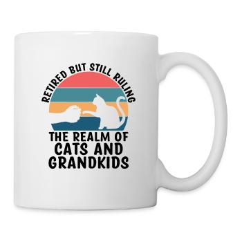 Hundeliebhaber Rentner Oma Rentner Hundebesitzer Hund Hund - Tasse - Weiß - Rechts