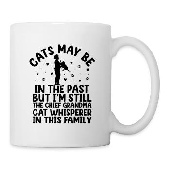 Amoureux des chats Grand-mère retraitée Retraité Propriétaire de chat Chat - Mug blanc - blanc - Droite