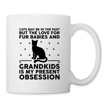 Amoureux des chats Grand-mère retraitée Retraité Propriétaire de chat Chat - Mug blanc - blanc - Droite
