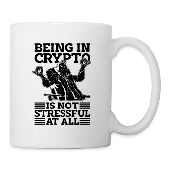 Being In Crypto Is Cryptocurrencies Crypto Trader - Tasse - Weiß - Rechts