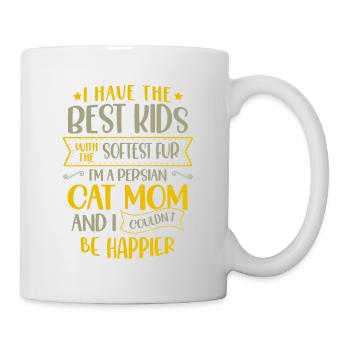 Chat persan Chat Amoureux Propriétaire de chat Persan Longhair C - Mug blanc - blanc - Droite