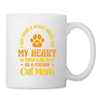 Persian Cat Cat Lover Cat Owner Persian Longhair C - Mug - white - Right