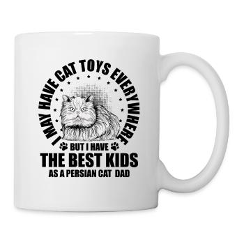 Chat persan Chat Amoureux Propriétaire de chat Persan Longhair C - Mug blanc - blanc - Droite