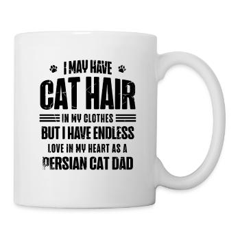 Perserkatze Katzenliebhaber Katzenbesitzer Persisch Langhaar C - Tasse - Weiß - Rechts