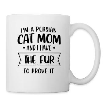 Chat persan Chat Amoureux Propriétaire de chat Persan Longhair C - Mug blanc - blanc - Droite