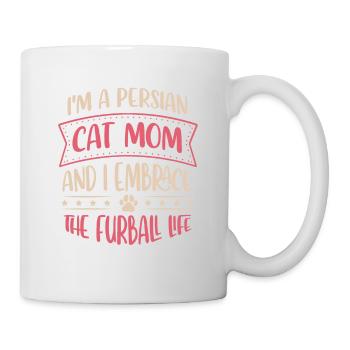 Persian Cat Cat Lover Cat Owner Persian Longhair C - Mug - white - Right