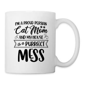 Persian Cat Cat Lover Cat Owner Persian Longhair C - Mug - white - Right
