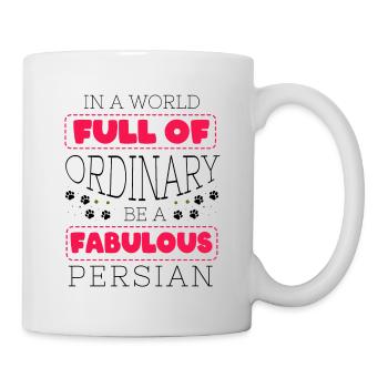 Chat persan Chat Amoureux Propriétaire de chat Persan Longhair C - Mug blanc - blanc - Droite