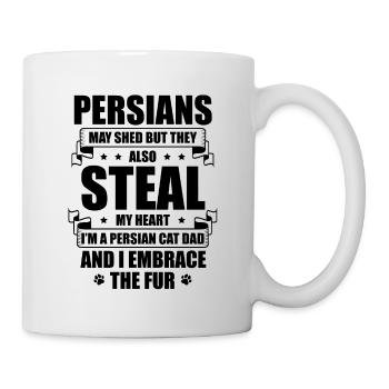 Chat persan Chat Amoureux Propriétaire de chat Persan Longhair C - Mug blanc - blanc - Droite