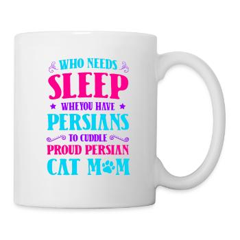 Chat persan Chat Amoureux Propriétaire de chat Persan Longhair C - Mug blanc - blanc - Droite