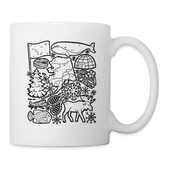 Alaska - Mug blanc - blanc - Droite