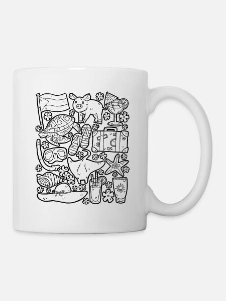 Bahamas - Mug blanc - blanc