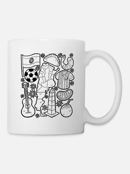 Argentine - Mug blanc - blanc