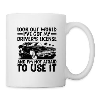 Driving License Passed New Driver Permit Driving S - Mug - white - Right