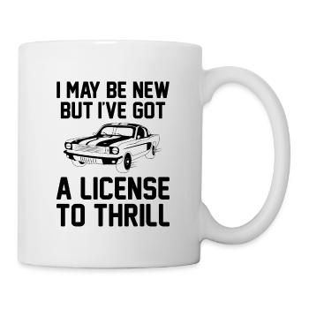 Driving License Passed New Driver Permit Driving S - Mug - white - Right