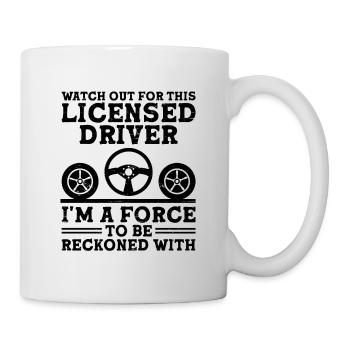Driving License Passed New Driver Permit Driving S - Mug - white - Right