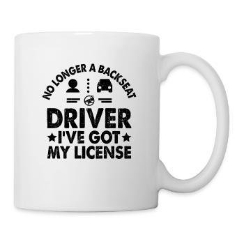 Permis de conduire passé Nouveau permis de conduire S - Mug blanc - blanc - Droite