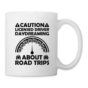 Permis de conduire passé Nouveau permis de conduire S - Mug blanc - blanc - Droite