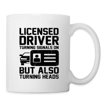 Driving License Passed New Driver Permit Driving S - Mug - white - Right
