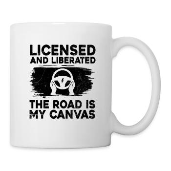 Driving License Passed New Driver Permit Driving S - Mug - white - Right