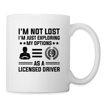 Driving License Passed New Driver Permit Driving S - Mug - white - Right