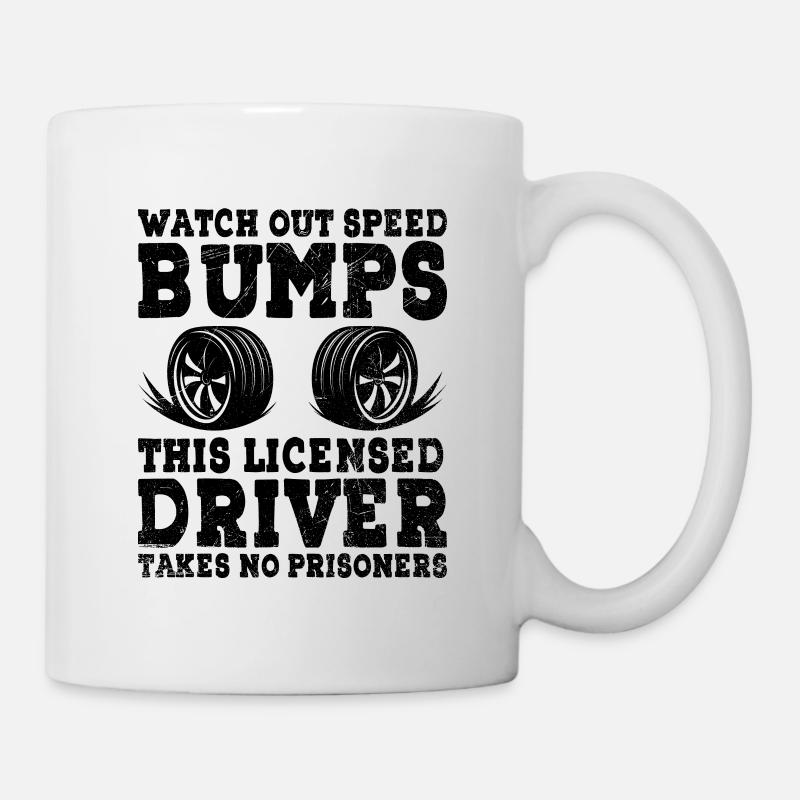 Permis de conduire passé Nouveau permis de conduire S - Mug blanc - blanc