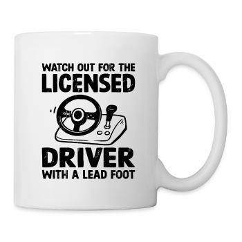 Driving License Passed New Driver Permit Driving S - Mug - white - Right