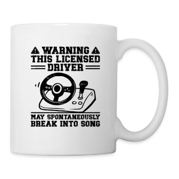 Driving License Passed New Driver Permit Driving S - Mug - white - Right