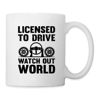 Driving License Passed New Driver Permit Driving S - Mug - white - Right